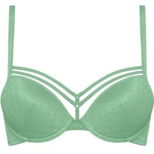 seduction push up bh | wired padded pastel green