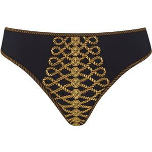pirate queen butterfly slip |  black and gold