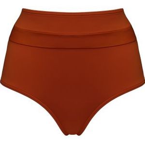 cache coeur high waist bikini slip |  burnt orange