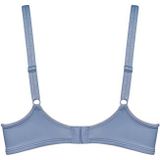 snowflake balconette bh | wired padded powder blue