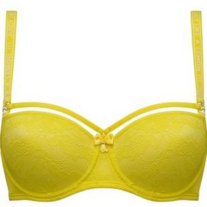 space odyssey balconette bh | wired padded citrus yellow lace