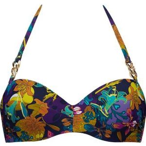 acapulco plunge balconette bikini top | wired padded petunia purple