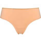 dame de paris 8 cm brazilian slip |  apricot and gold