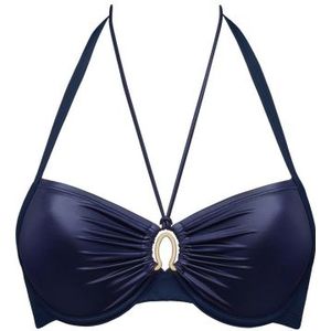 jet set push up bikini top | wired padded majestic blue