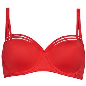 dame de paris balconette bh | wired padded red