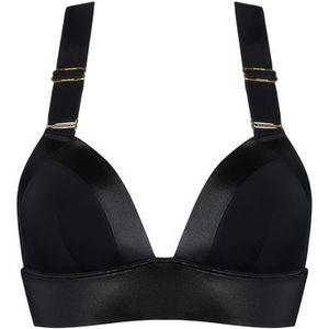 cache coeur bralette bikini top | unwired padded black