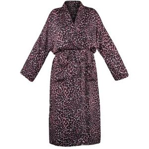 night fever kimono |  black pink leopard - One Size