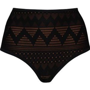 dolce vita highwaist bikini slip |  black and sand