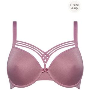 dame de paris plunge bh | wired padded sparkling pink