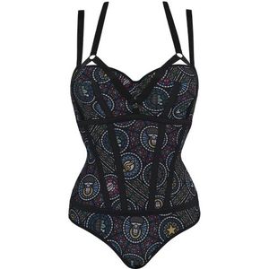 ecclesia balconette body | wired padded stained glass print