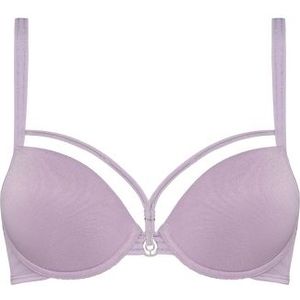 space odyssey push up bh | wired padded lilac lurex and silver