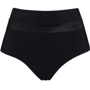 cache coeur high waist bikini slip |  black