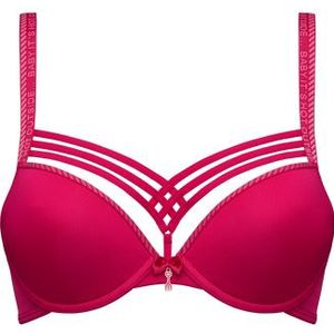 dame de paris push up bh | wired padded azalea red
