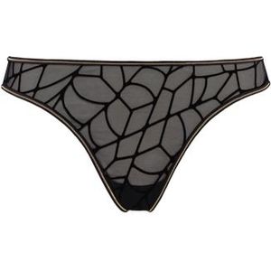 the adventuress butterfly string |  black gold lurex