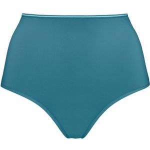 dame de paris high waist slip |  petrol and light blue