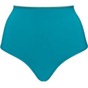 dame de paris high waist slip |  lake blue and gold