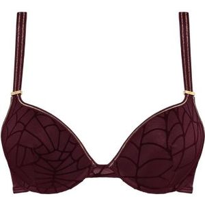 the adventuress push up bh | wired padded burgundy