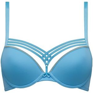 dame de paris push up bh | wired padded baltic sea and gold