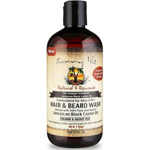 Sunny Isle Jamaican Black Castor Oil 2-N-1 Hair & Beard Wash 12oz