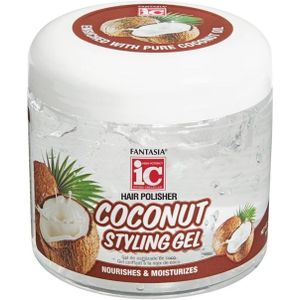 Fantasia IC Hair Polisher Coconut Styling Gel 16oz