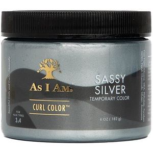 As I Am Curl Color™ Temporary Color Gel - SASSY SILVER 6oz