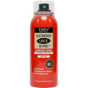 Ebin Wonder Lace Bond Spray Extreme Firm Hold Active 80ml