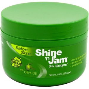 Ampro Shine'n Jam Silk Edges With Olive Oil 227Gram