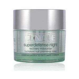 Clinique Superdefense Night Recovery Moisturizer für Mischhaut 50 ml
