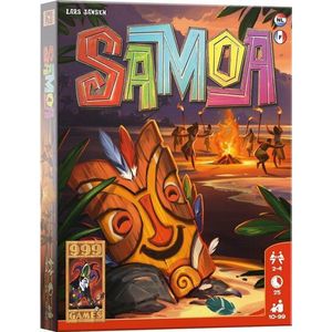999 Games Samoa - Gezelschapsspel voor 2-4 spelers vanaf 10 jaar - Versier de maskers en verzamel de mooiste veren!