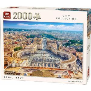56019 King Puzzel Vaticaanstad Rome 2000 stukjes