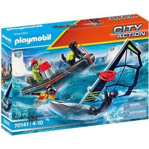 70141 PLAYMOBIL City Action Redding op zee: redding met poolglijder met rubberen sleepboot