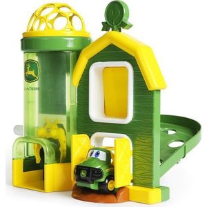 69920 Oball Go Grippers John Deere Rev Up Barnhouse Playset and Vehicle