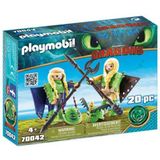 PLAYMOBIL  Brokdol en Knoldol In Vliegpak - 70042