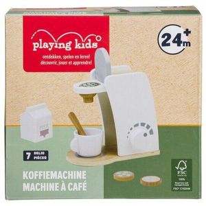 37913 Playing Kids Houten Koffiemachine