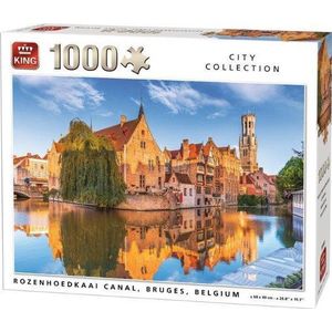 Rozenhoedkaai Canal Brugge Puzzel (1000 Stukjes)