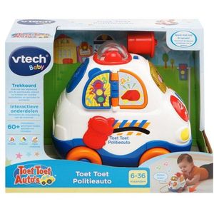 VTech Baby Toet Toet Politieauto - Educatief Babyspeelgoed - Interactieve Speelgoed Auto