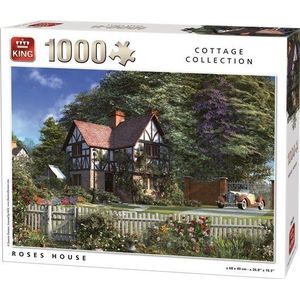 05679 King Puzzel Roses House 1000 Stukjes