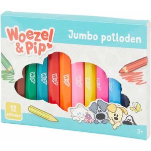 63764 Woezel & Pip Jumbo-potloden 12 stuks