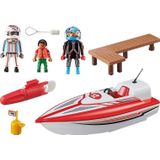 PLAYMOBIL Sports&Action Speedboot met onderwatermotor - 70744