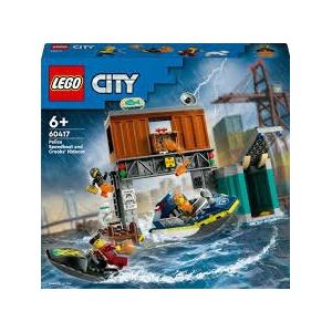 60417 LEGO City Politiespeedboot en boevenschuilplaats