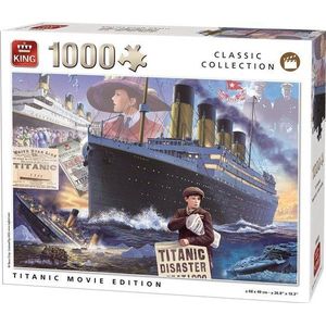 55933 King Puzzel Titanic Movie Edition 1000 Stukjes