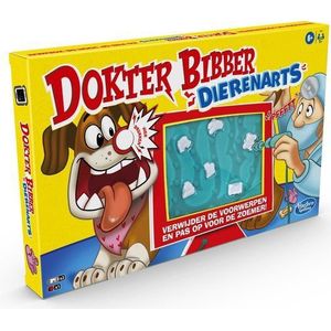 Hasbro Dokter Bibber Dierenarts - Verwijder voorwerpen uit de buik van Rex! Geschikt voor kinderen vanaf 6 jaar - 2 spelers