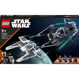 75348 LEGO Star Wars Mandalorian Fang Fighter vs. TIE Interceptor