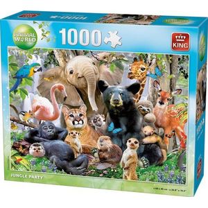 Jungle Party Puzzel (1000 Stukjes)