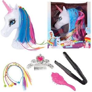 Toi-toys Kaphoofd Eenhoorn Met Accessoires 20 Cm