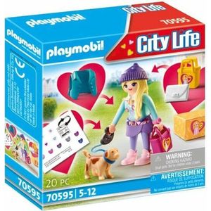 70595 PLAYMOBIL City Life Modemeisje met hond
