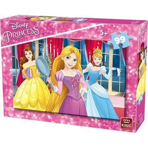 05695B King Disney Princess Puzzel 99 Stukjes Assorti