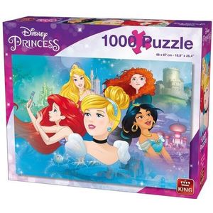 55992 KING Puzzel Disney Princess Collector's Edition 1000 stukjes