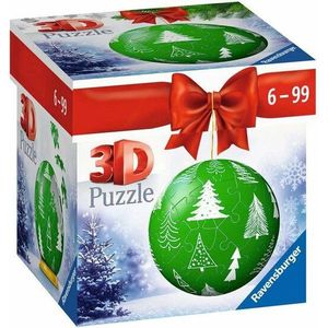 Kerstbal Groen (54 stukjes) - 3D Puzzel