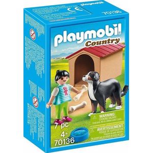 PLAYMOBIL Country Jongen met Hond - 70136